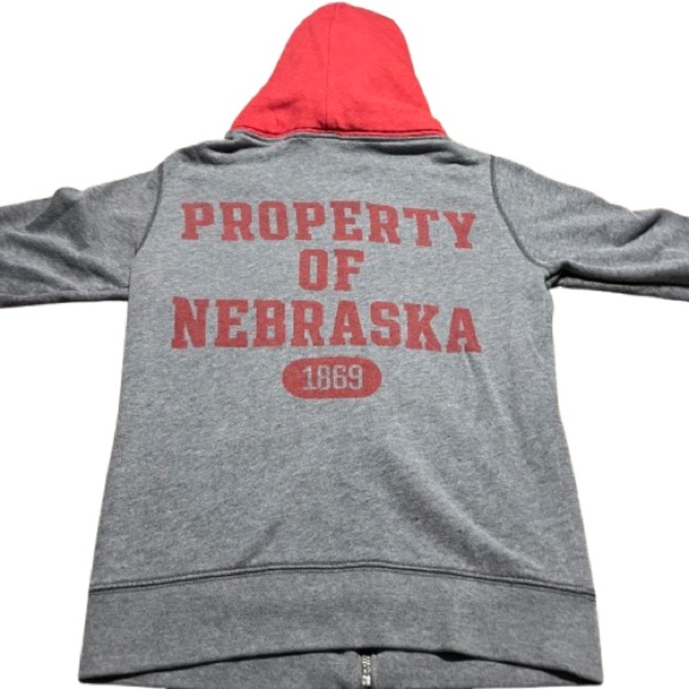 Victoria's Secret Pink Women's Varsity Crew Sweatshirt Nebraska XS